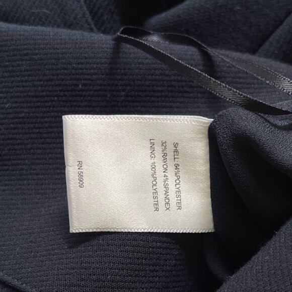 Navy Blue Wrap Mini Skirt - Picture 6 of 10